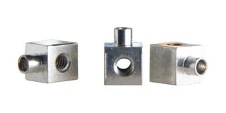 ABBATRON HH SMITH 2040B Standoff, Brass, Cube, 6.35 mm, 9.02 mm