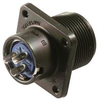 AMPHENOL INDUSTRIAL MS3102A16-10P Circular Connector, MIL-DTL-5015 Series, MS3102 Series, Box Mount Receptacle, 3 Contacts