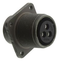 AMPHENOL INDUSTRIAL MS3102E16-10S Circular Connector, MIL-DTL-5015 Series, MS3102 Series, Box Mount Receptacle, 3 Contacts