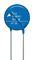 TDK B72214S0301K101 TVS Varistor, 300 V, 385 V, B722 Series, 775 V, Disc 14mm, Metal Oxide Varistor (MOV)