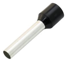 MULTICOMP PRO E25-16-BLACK Wire Ferrule, Single Wire, 4 AWG, 25 mm², 16 mm, Black, E