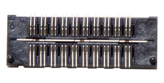 SAMTEC QSH-020-01-L-D-DP-A-TR Mezzanine Connector, Differential Pair Array, Female, 0.5 mm, 2 Rows, 40 Contacts, Surface Mount