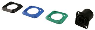 NEUTRIK NO2-4FDW-A Fiber Optic Connector, LC, Multimode, Zinc Body, opticalCON DUO Series
