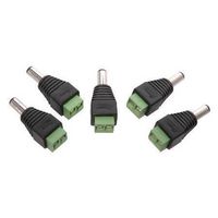 VELLEMAN CD022 DC Power Connector, Plug, 4 A, Cable Mount, Screw