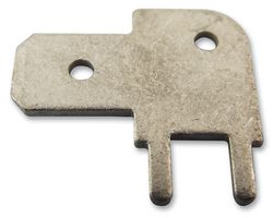 TE CONNECTIVITY - AMP 726387-2 PCB Terminal, 6.35mm x 0.81mm, 0.25" x 0.032", Brass, 1.6 mm, Tin, FASTON 250 Series