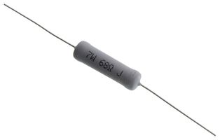 NEOHM - TE CONNECTIVITY ROX7J68R Through Hole Resistor, 68 ohm, ROX Series, 7 W, ± 5%, Axial Leaded, 750 V
