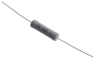 NEOHM - TE CONNECTIVITY ROX7J30R Through Hole Resistor, 30 ohm, ROX Series, 7 W, ± 5%, Axial Leaded, 750 V