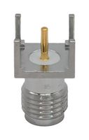 MUELLER ELECTRIC BU-1420701216 RF / Coaxial Connector, SMA Coaxial, Straight Jack, Board Edge / End Launch, 50 ohm, Brass