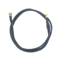 MUELLER ELECTRIC BU-4150038M2.0 RF / Coaxial Cable Assembly, 6.6 ft, 2 m, RG58, SMA Plug, SMA Plug, 50 ohm