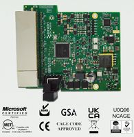 BRAINBOXES SW-135 Switch, 5 Ports, Industrial, Unmanaged PoE Gigabit Ethernet, PCB Mount, RJ45 x 5