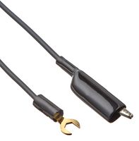 POMONA 1960-36-0 Test Patch Lead, Alligator Clip, Spade Lug, 36 ", 914 mm, Black, 5 A