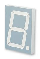 BROADCOM HDSP-F153 7 Segment LED Display, Red, 20 mA, 1.8 V, 15 mcd, 1, 10 mm
