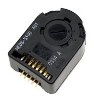 BROADCOM HEDS-5500#A11 Rotary Encoder, Optical, Incremental, 500 PPR, 0 Detents, Vertical, Without Push Switch