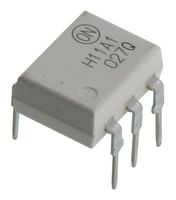 ONSEMI H11A1M Optocoupler, 1 Channel, DIP, 6 Pins, 60 mA, 7.5 kV, 50 %