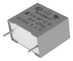 KEMET R463R447040M2M Safety Capacitor, Metallized PP, Radial Box - 2 Pin, 4.7 µF, ± 20%, X2, Through Hole