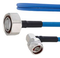 FAIRVIEW MICROWAVE FMCA1863-12 RF / Coaxial Cable Assembly, 12 ", 305 mm, SPP-250-LLPL, 7/16 DIN Plug, N Type Right Angle Plug