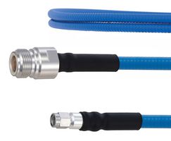 FAIRVIEW MICROWAVE FMCA1885-12 RF / Coaxial Cable Assembly, 12 ", 305 mm, SPP-250-LLPL, N Type Jack, SMA Plug, 50 ohm