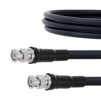 FAIRVIEW MICROWAVE FMCA1968-48 BNC MALE PLUG TO BNC MALE PLUG CABLE LMR-400-UF COAX UP TO 4 GHZ, 1.5 VSWR IN 48 INCH WITH TIMES MICROWAVE CONNECTORS