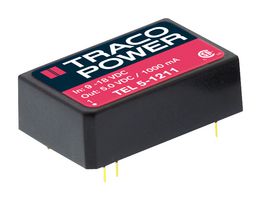 TRACO POWER TEL 5-1212 Isolated Through Hole DC/DC Converter, ITE, DIP, 2:1, 5 W, 1 Output, 12 V