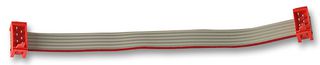 AMP - TE CONNECTIVITY 1483358-1 Ribbon Cable, Micro-Match Plug to Micro-Match Plug, 20 Positions, 4 ", 100 mm, 1.27 mm