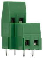 EATON ELECTRONICS EM390509 Wire-To-Board Terminal Block, 2-Tier, 5 mm, 9 Positions, 24 AWG, 10 AWG, Screw