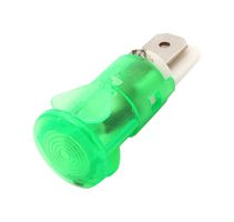 MALLORY FL1P-12QJ-1-G110V LED Panel Mount Indicator, Green, 110 V, 12 mm, 20 mA, 10 cd, IP50