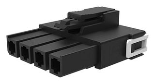 MOLEX 200456-1214 Connector Housing, Mega-Fit 200456 Series, Receptacle, 4 Positions, 5.7 mm
