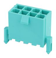 MOLEX 172447-9510 Pin Header, Green, Wire-to-Board, 4.2 mm, 2 Rows, 10 Contacts, Through Hole Straight