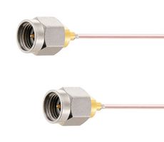 FAIRVIEW MICROWAVE FMCA2086-36 LOW LOSS 2.92MM MALE OR PLUG TO 2.92MM MALE OR PLUG CABLE 047 COAX UP TO 45 GHZ, 1.4 VSWR IN 36 INCH, COPPER OUTER CONDUCTOR