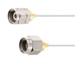 FAIRVIEW MICROWAVE FMCA2088-6 LOW LOSS 1.85MM MALE OR PLUG TO 2.92MM MALE OR PLUG CABLE 047 COAX UP TO 45 GHZ, 1.4 VSWR IN 6 INCH, TIN PLATED COPPER OUTER CON
