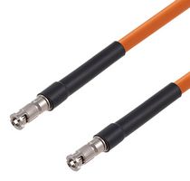 FAIRVIEW MICROWAVE FMCA2604/OR-12 RF / Coaxial Cable Assembly, 12 ", 305 mm, Belden 4694R, HD BNC Plug, HD BNC Plug, 75 ohm