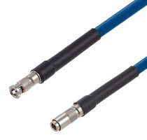 FAIRVIEW MICROWAVE FMCA2605/BL-12 RF / Coaxial Cable Assembly, 12 ", 305 mm, Belden 4694R, HD BNC Plug, 1.0 / 2.3 Plug, 75 ohm