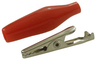 KEYSTONE 5034 Alligator Clip, Miniature, 8.38 mm, Red