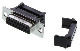 AMPHENOL COMMUNICATIONS SOLUTIONS L17DAFRA15SC309 D Sub Connector, Standard, Receptacle, 17D Series, 15 Contacts, DA, IDC / IDT