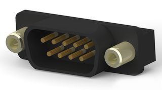 TE CONNECTIVITY - AMP 5745071-2 D Sub Connector, Standard, Plug, AMPLIMITE HD-20 Series, 9 Contacts, DE, Solder