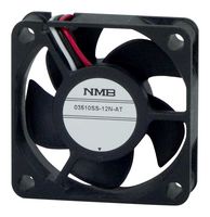NMB TECHNOLOGIES 03510SS-05N-AT-00 DC Axial Fan, 5 V, Square, 35 mm, 10 mm, Sleeve Bearing, 5.65 CFM