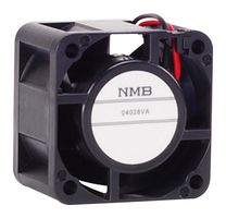 NMB TECHNOLOGIES 04028VA-24N-CA-00 DC Axial Fan, 24 V, Square, 40 mm, 28 mm, Ball Bearing, 14.48 CFM