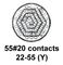 CINCH CONNECTIVITY SOLUTIONS BACC45FM22-55S7H