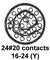 CINCH CONNECTIVITY SOLUTIONS BACC63BP16H24P8H