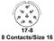AMPHENOL AEROSPACE D38999/26FE8PN-LC
