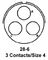 AMPHENOL INDUSTRIAL MS3108E28-6P