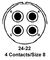 AMPHENOL INDUSTRIAL MS3101A24-22P