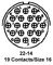 AMPHENOL INDUSTRIAL MS3106A22-14P
