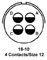 AMPHENOL INDUSTRIAL MS3108E18-10SY