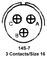 AMPHENOL INDUSTRIAL MS3101A14S-7P-RES