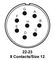ITT CANNON MS3102R22-23S