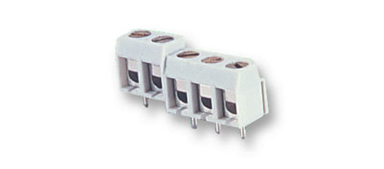 Screw terminal block, clamp with wire protector