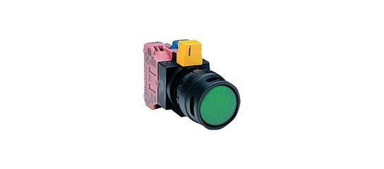 HW1L-M1F11QD-G-24V SWITCH, Industrial 22mm Pushbutton