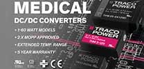 Medical DC/DC Converters - 1-60W High Reliability Medical Power Solutions