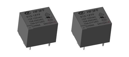 HF3FF: 15A Subminiature Relay with Standard PCB Layout